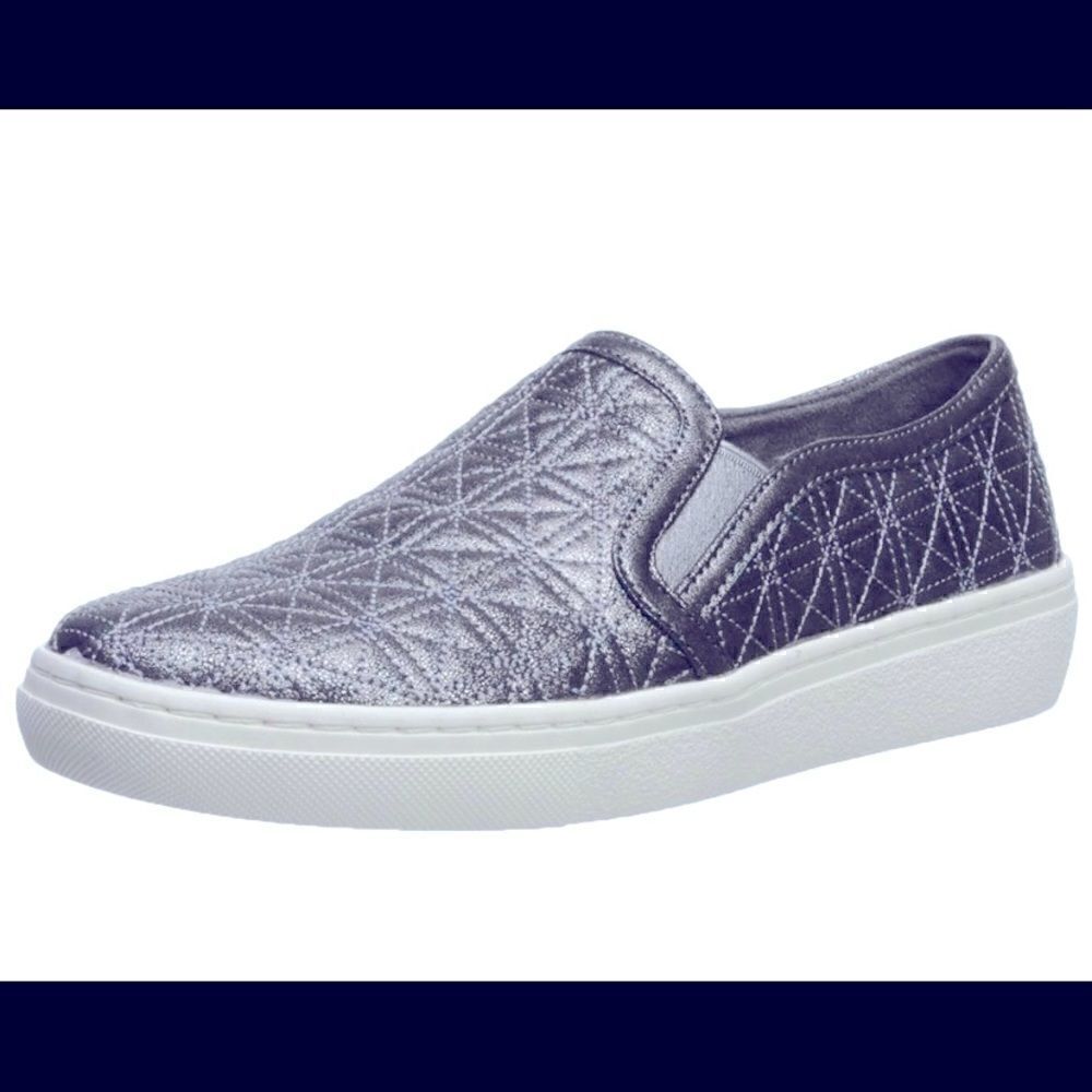 💥Skechers Goldie Distressed Metallic Sneaker